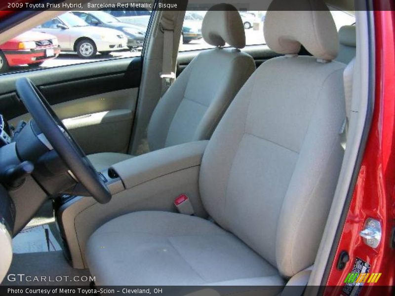 Barcelona Red Metallic / Bisque 2009 Toyota Prius Hybrid