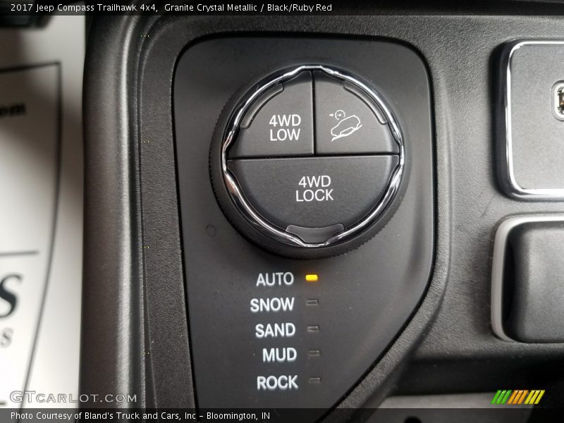 Granite Crystal Metallic / Black/Ruby Red 2017 Jeep Compass Trailhawk 4x4