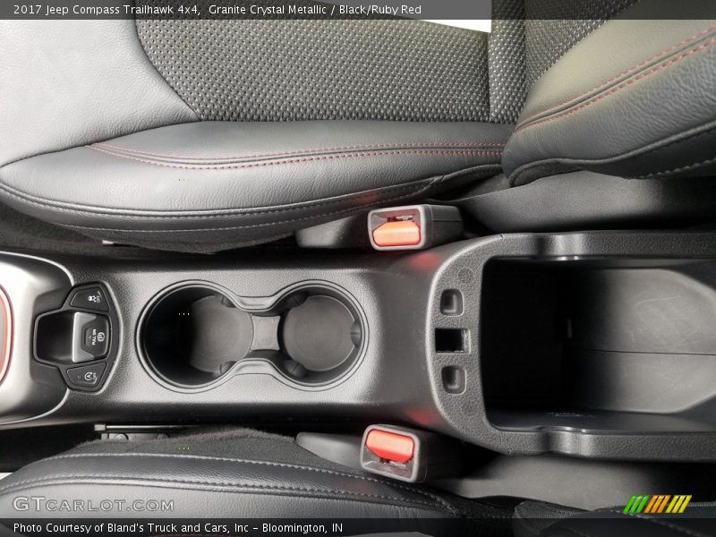 Granite Crystal Metallic / Black/Ruby Red 2017 Jeep Compass Trailhawk 4x4