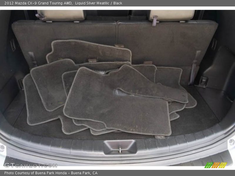 Liquid Silver Meatllic / Black 2012 Mazda CX-9 Grand Touring AWD