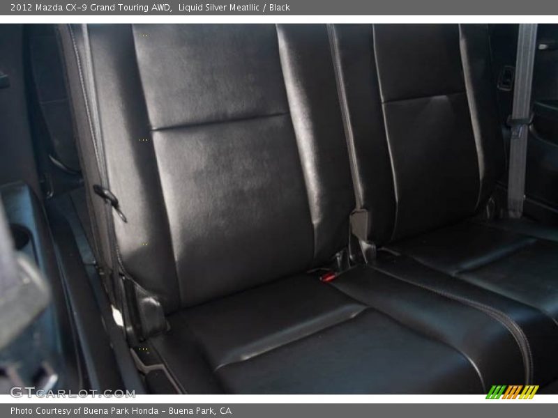 Liquid Silver Meatllic / Black 2012 Mazda CX-9 Grand Touring AWD