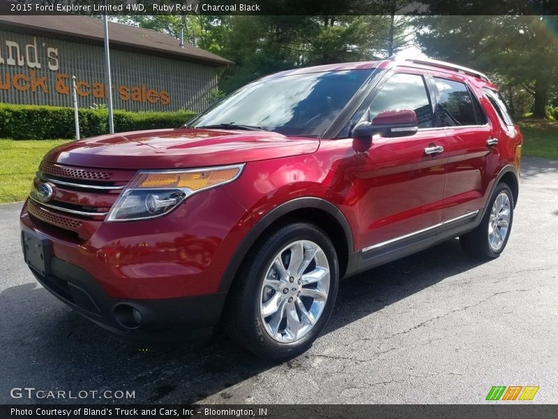 Ruby Red / Charcoal Black 2015 Ford Explorer Limited 4WD