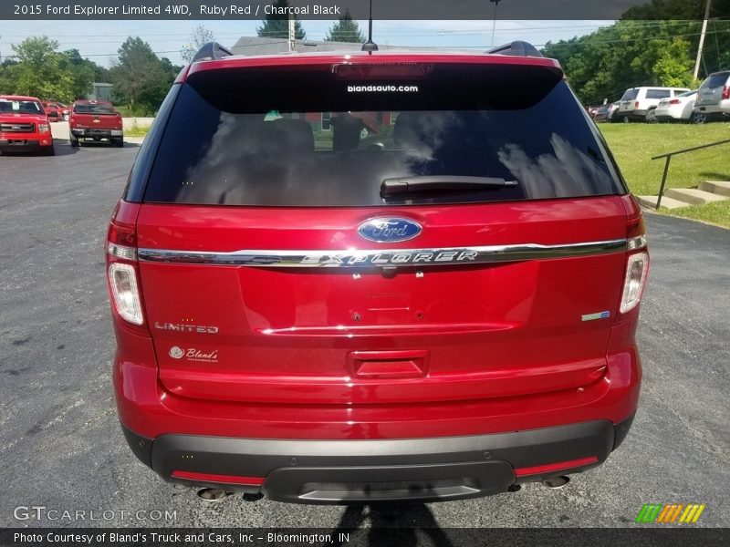 Ruby Red / Charcoal Black 2015 Ford Explorer Limited 4WD