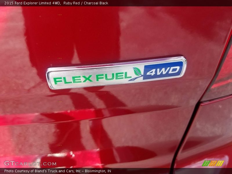 Ruby Red / Charcoal Black 2015 Ford Explorer Limited 4WD