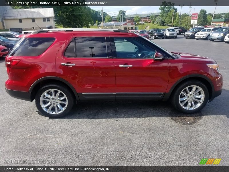 Ruby Red / Charcoal Black 2015 Ford Explorer Limited 4WD