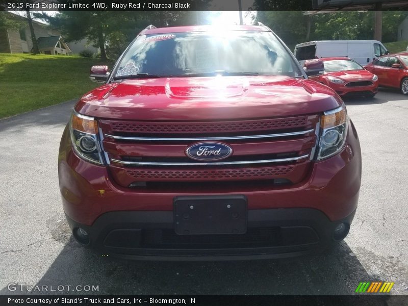 Ruby Red / Charcoal Black 2015 Ford Explorer Limited 4WD