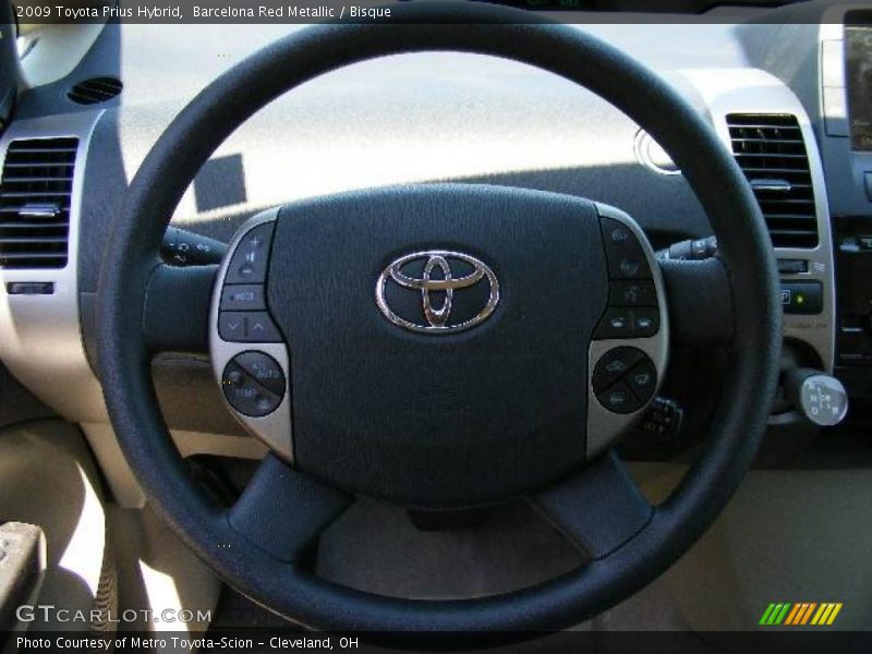 Barcelona Red Metallic / Bisque 2009 Toyota Prius Hybrid