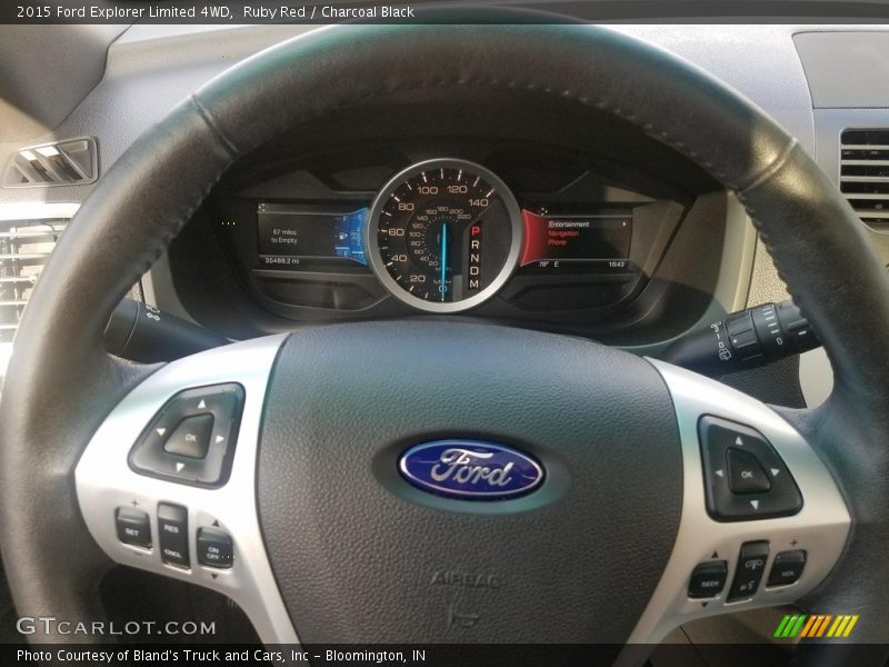 Ruby Red / Charcoal Black 2015 Ford Explorer Limited 4WD