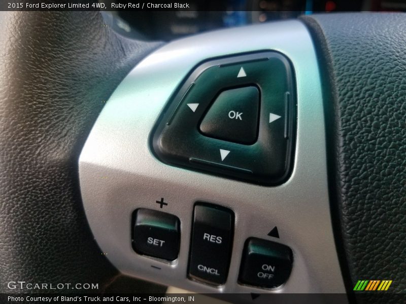 Ruby Red / Charcoal Black 2015 Ford Explorer Limited 4WD
