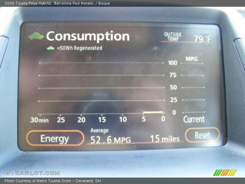 Barcelona Red Metallic / Bisque 2009 Toyota Prius Hybrid