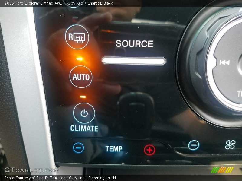 Ruby Red / Charcoal Black 2015 Ford Explorer Limited 4WD