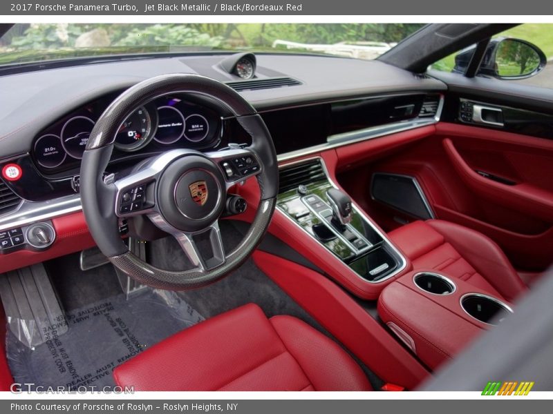  2017 Panamera Turbo Black/Bordeaux Red Interior