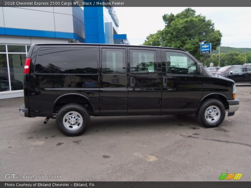 Black / Medium Pewter 2018 Chevrolet Express 2500 Cargo WT