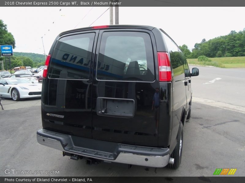 Black / Medium Pewter 2018 Chevrolet Express 2500 Cargo WT
