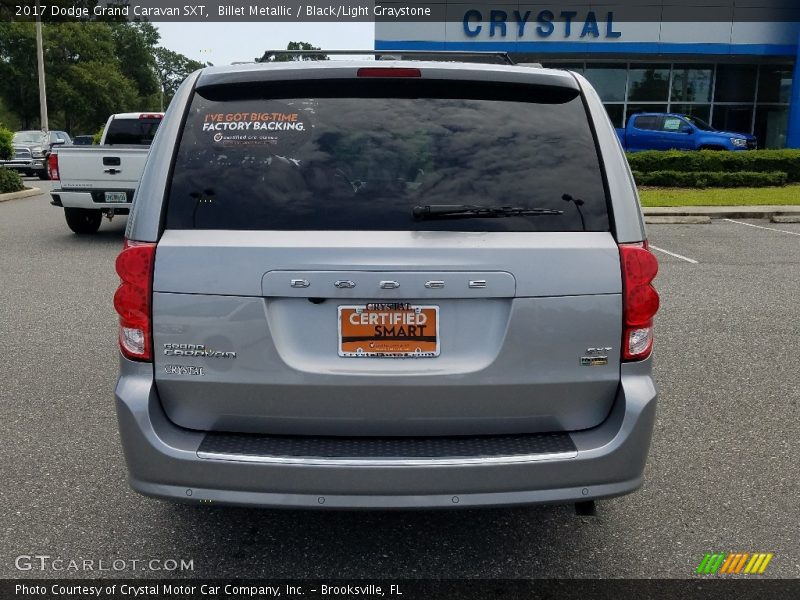 Billet Metallic / Black/Light Graystone 2017 Dodge Grand Caravan SXT