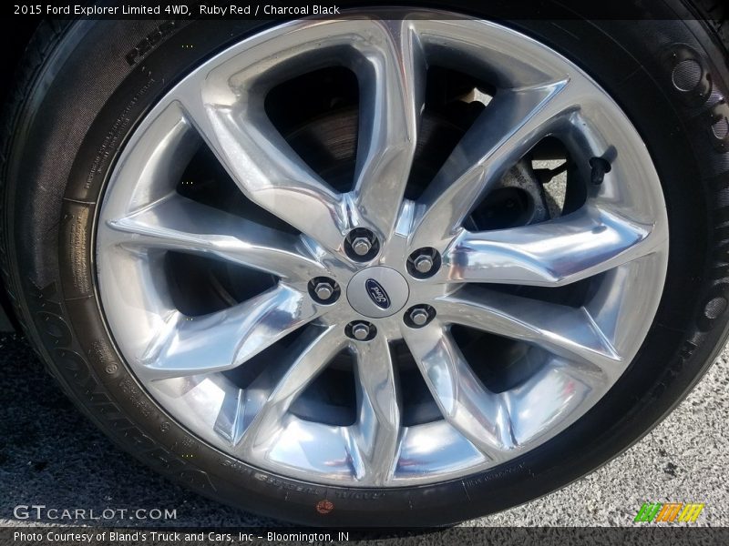 Ruby Red / Charcoal Black 2015 Ford Explorer Limited 4WD