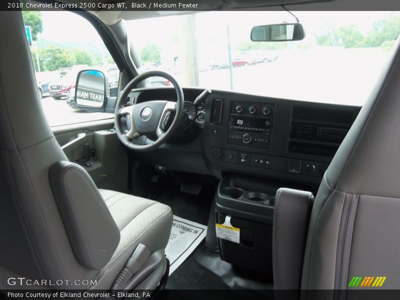 Black / Medium Pewter 2018 Chevrolet Express 2500 Cargo WT