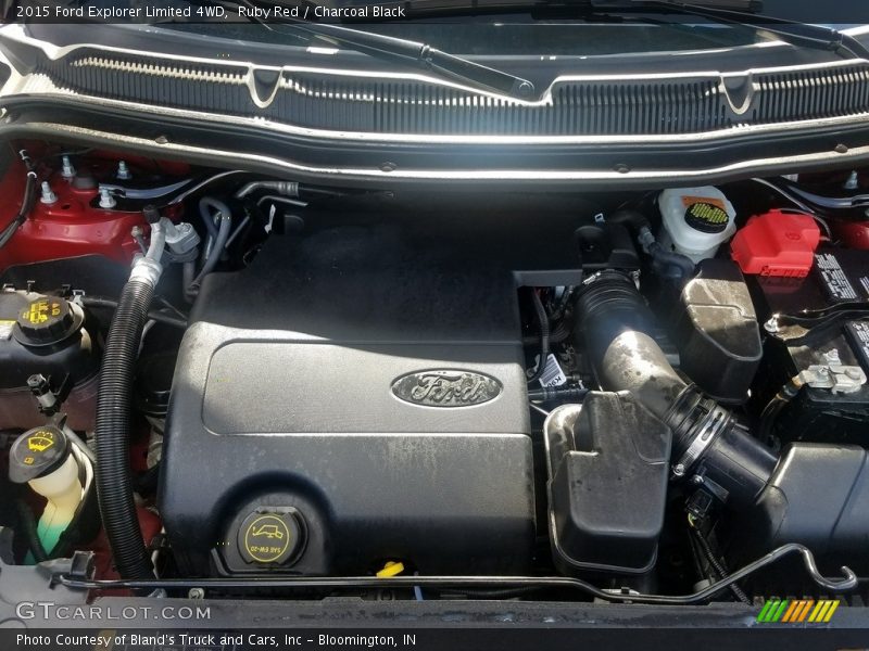 Ruby Red / Charcoal Black 2015 Ford Explorer Limited 4WD