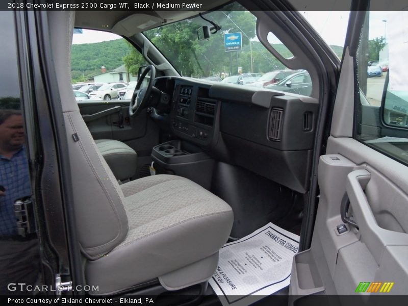 Black / Medium Pewter 2018 Chevrolet Express 2500 Cargo WT