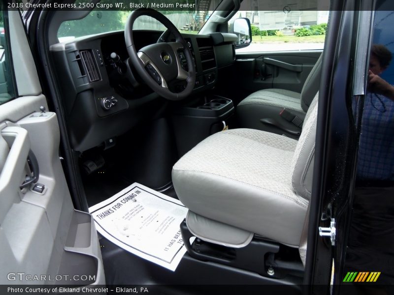Black / Medium Pewter 2018 Chevrolet Express 2500 Cargo WT