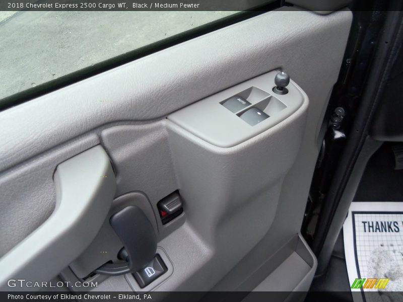 Black / Medium Pewter 2018 Chevrolet Express 2500 Cargo WT