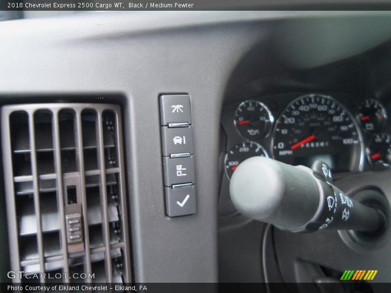 Black / Medium Pewter 2018 Chevrolet Express 2500 Cargo WT