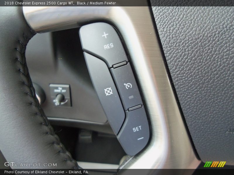 Black / Medium Pewter 2018 Chevrolet Express 2500 Cargo WT