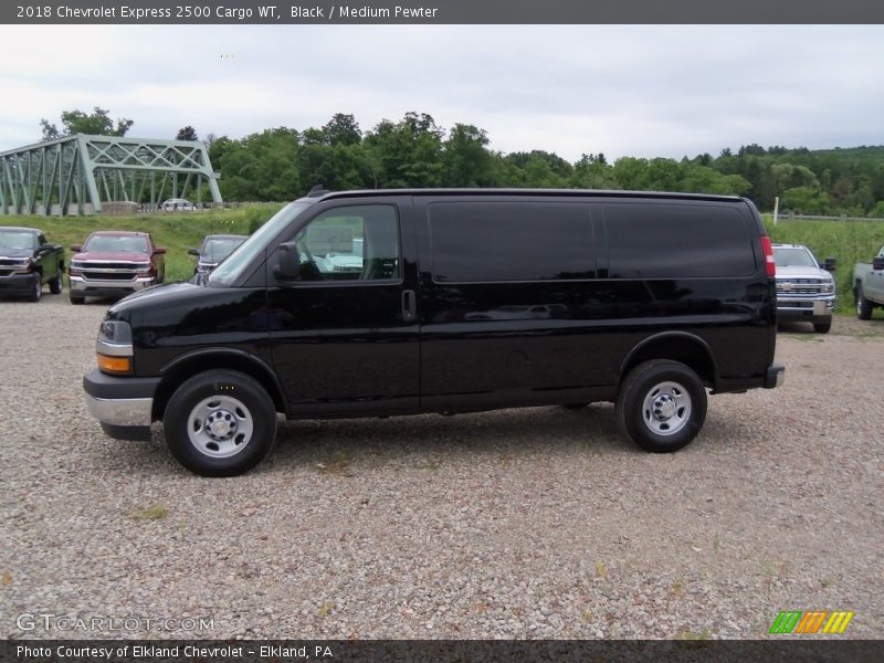 Black / Medium Pewter 2018 Chevrolet Express 2500 Cargo WT