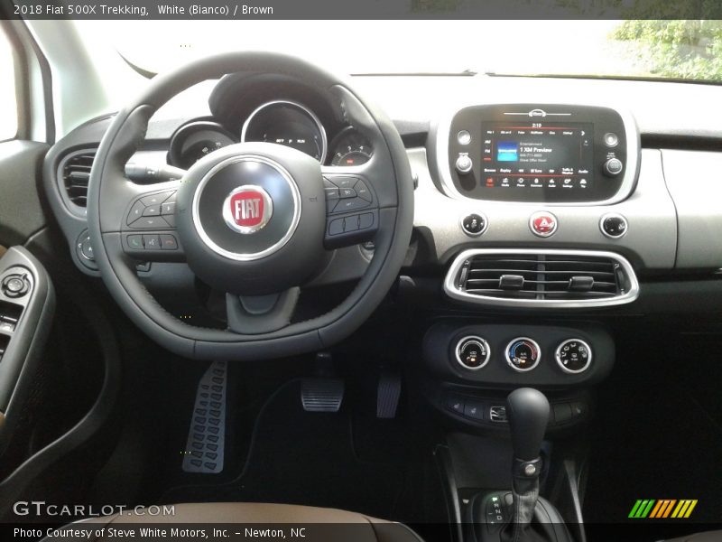 Dashboard of 2018 500X Trekking