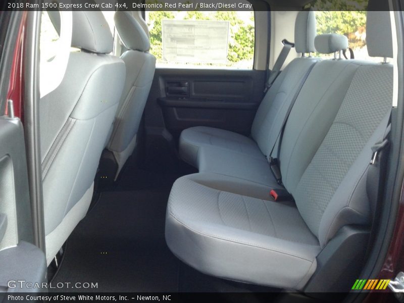 Delmonico Red Pearl / Black/Diesel Gray 2018 Ram 1500 Express Crew Cab 4x4
