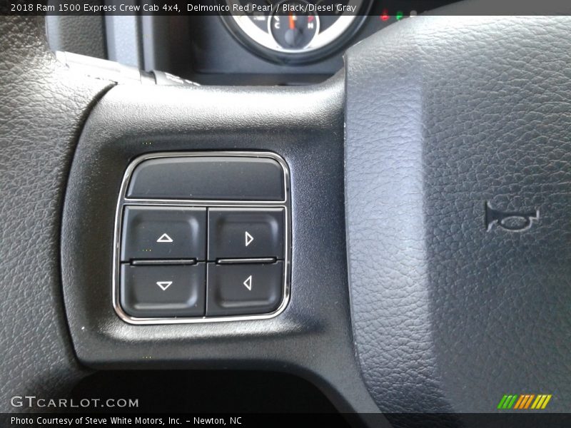 Delmonico Red Pearl / Black/Diesel Gray 2018 Ram 1500 Express Crew Cab 4x4