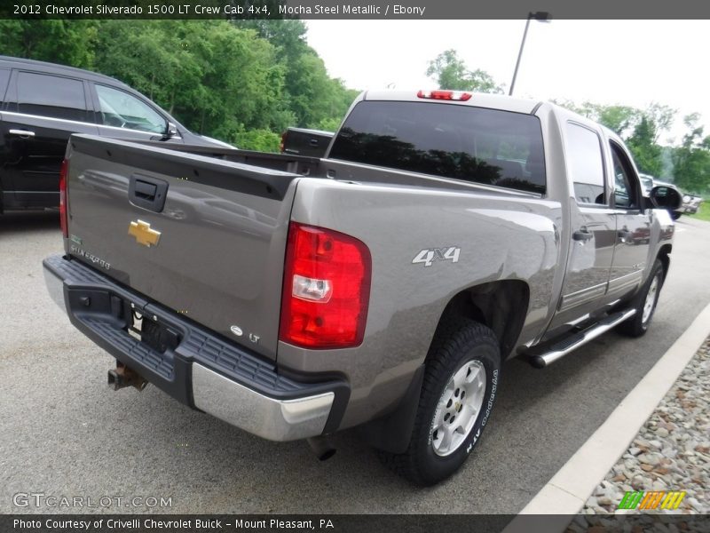 Mocha Steel Metallic / Ebony 2012 Chevrolet Silverado 1500 LT Crew Cab 4x4