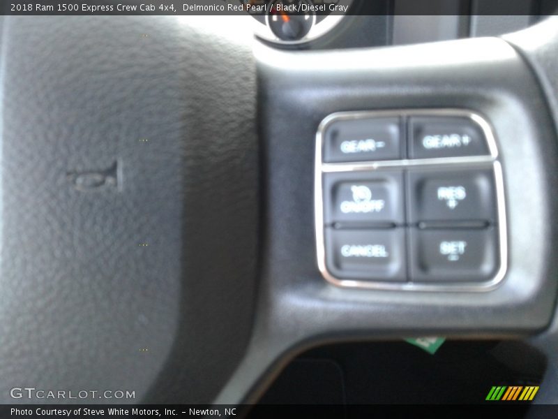 Delmonico Red Pearl / Black/Diesel Gray 2018 Ram 1500 Express Crew Cab 4x4