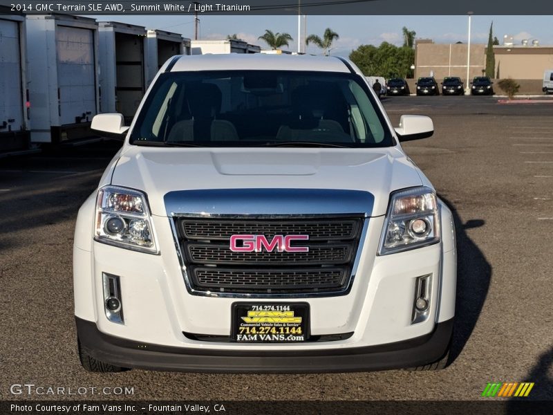 Summit White / Light Titanium 2014 GMC Terrain SLE AWD