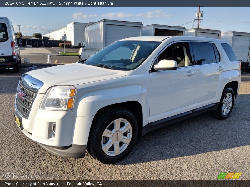 Summit White / Light Titanium 2014 GMC Terrain SLE AWD