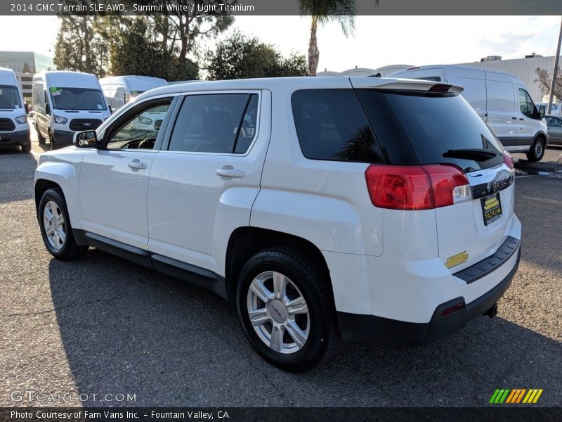 Summit White / Light Titanium 2014 GMC Terrain SLE AWD