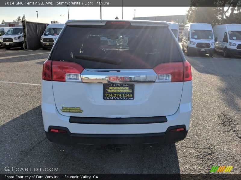 Summit White / Light Titanium 2014 GMC Terrain SLE AWD
