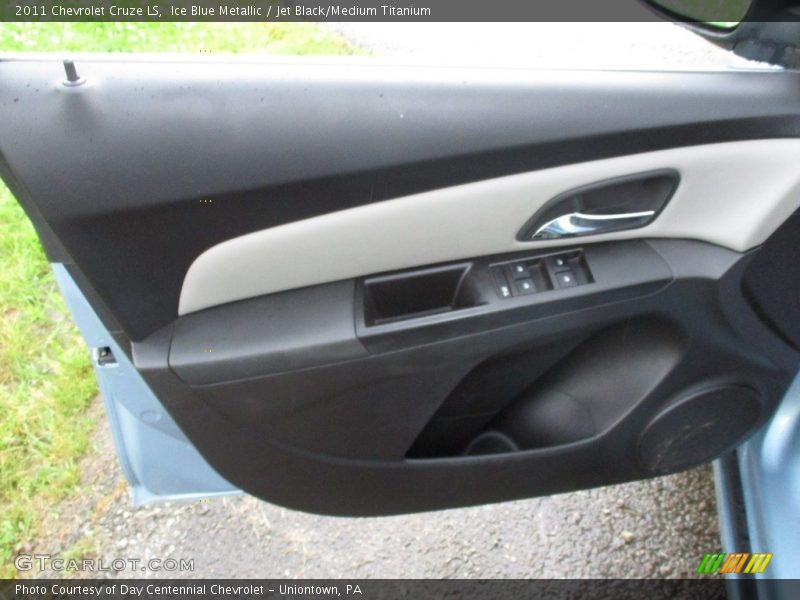 Ice Blue Metallic / Jet Black/Medium Titanium 2011 Chevrolet Cruze LS