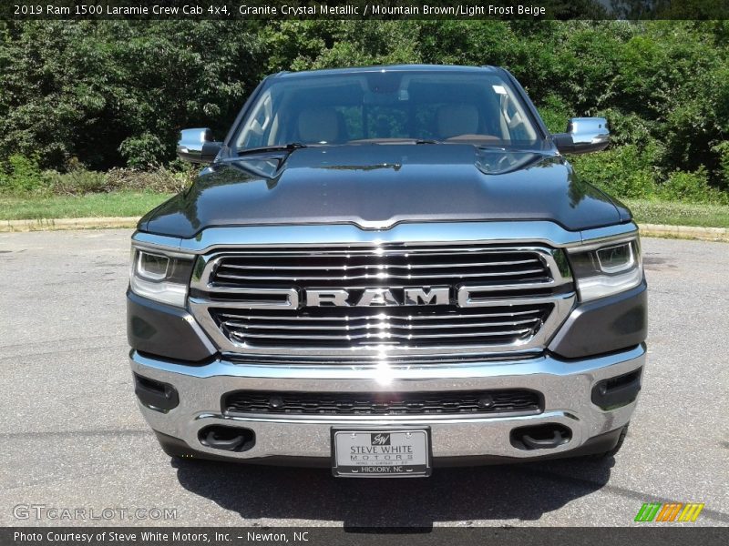 Granite Crystal Metallic / Mountain Brown/Light Frost Beige 2019 Ram 1500 Laramie Crew Cab 4x4