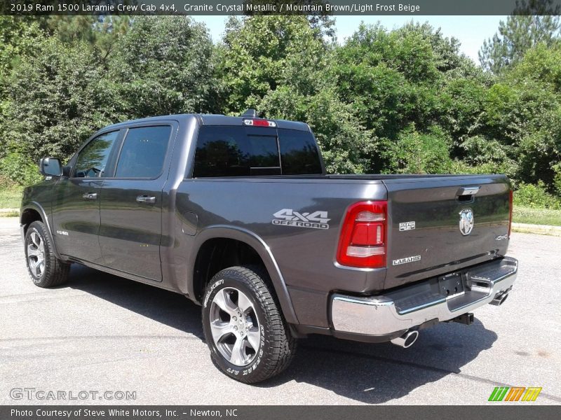 Granite Crystal Metallic / Mountain Brown/Light Frost Beige 2019 Ram 1500 Laramie Crew Cab 4x4