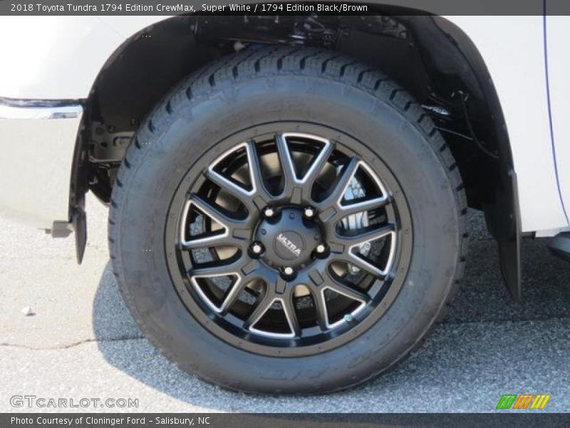 Super White / 1794 Edition Black/Brown 2018 Toyota Tundra 1794 Edition CrewMax