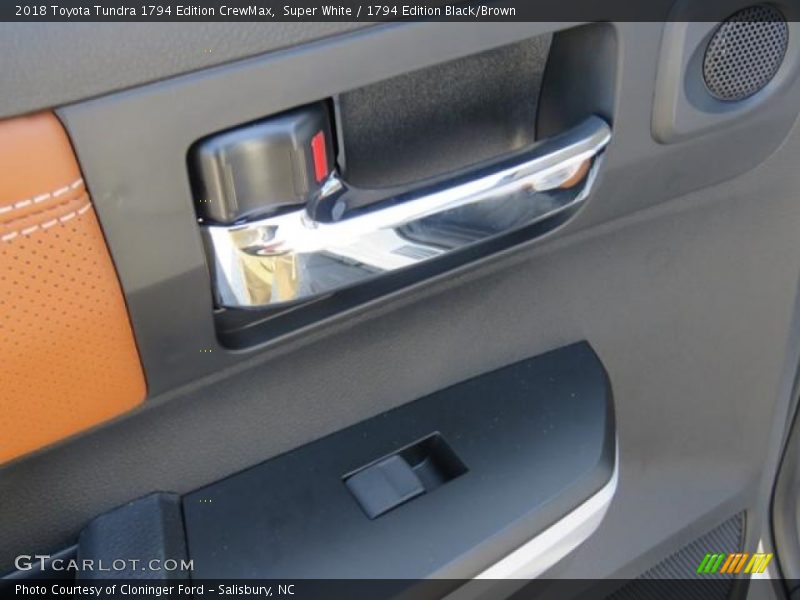 Super White / 1794 Edition Black/Brown 2018 Toyota Tundra 1794 Edition CrewMax