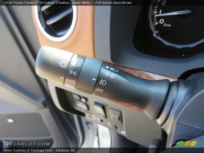 Super White / 1794 Edition Black/Brown 2018 Toyota Tundra 1794 Edition CrewMax