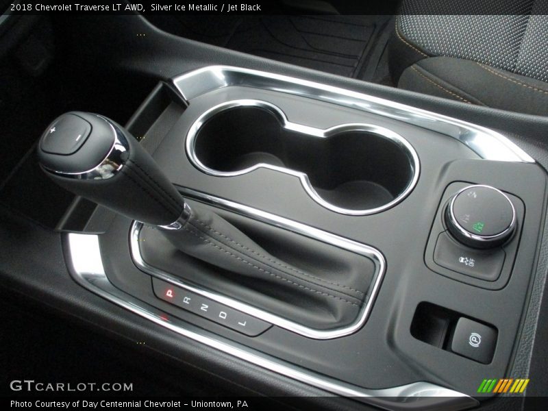 Silver Ice Metallic / Jet Black 2018 Chevrolet Traverse LT AWD