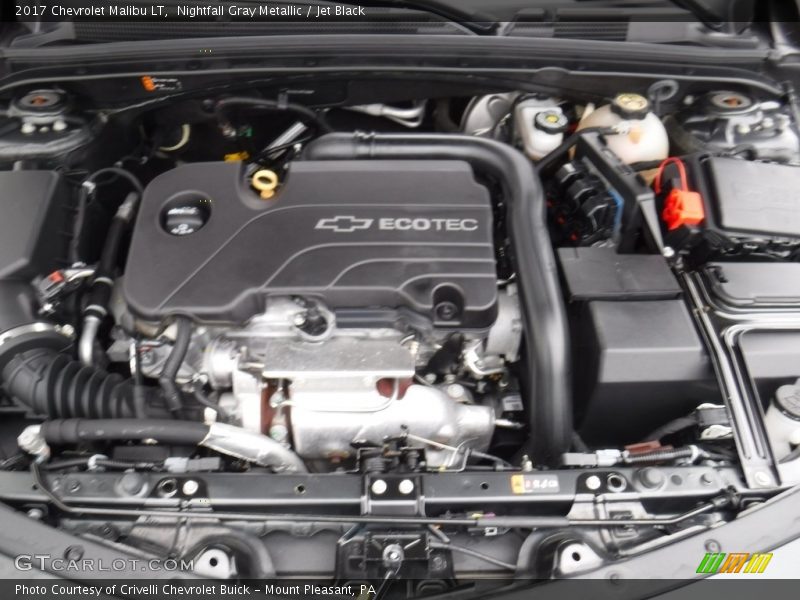 Nightfall Gray Metallic / Jet Black 2017 Chevrolet Malibu LT