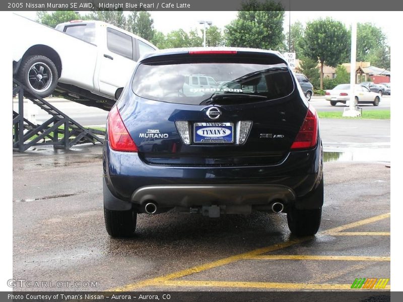 Midnight Blue Pearl / Cafe Latte 2005 Nissan Murano SE AWD