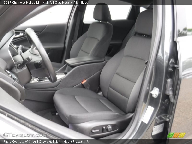 Nightfall Gray Metallic / Jet Black 2017 Chevrolet Malibu LT
