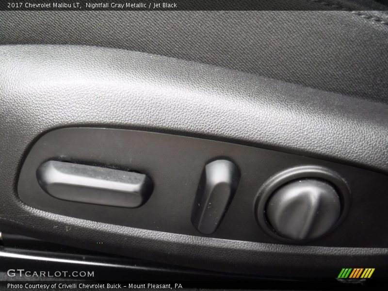 Nightfall Gray Metallic / Jet Black 2017 Chevrolet Malibu LT