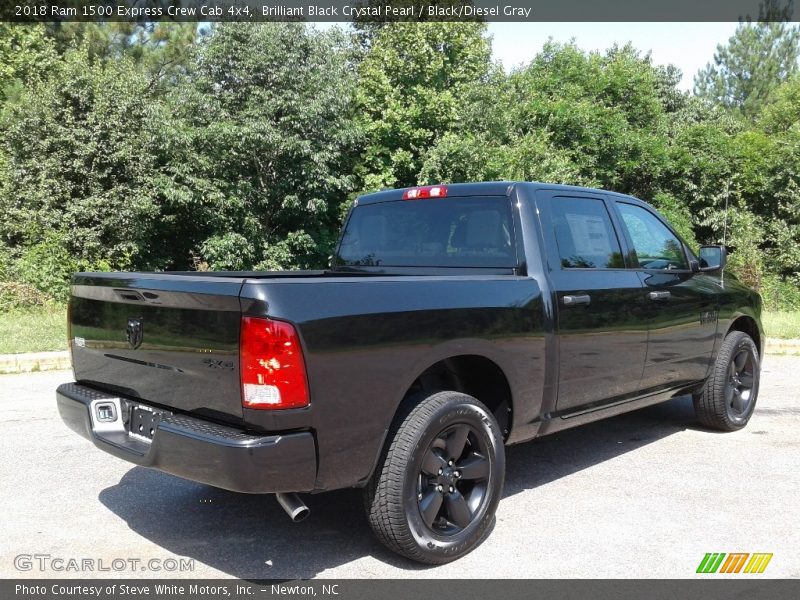 Brilliant Black Crystal Pearl / Black/Diesel Gray 2018 Ram 1500 Express Crew Cab 4x4
