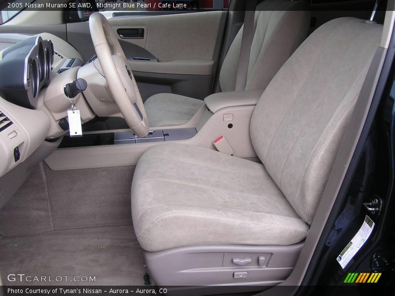 Midnight Blue Pearl / Cafe Latte 2005 Nissan Murano SE AWD
